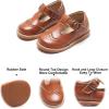 imageFelix ampamp Flora Toddler Little Girl Mary Jane Dress Shoes  Ballet Flats for Girl Party School ShoesB368brown