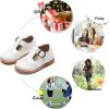 imageFelix ampamp Flora Toddler Little Girl Mary Jane Dress Shoes  Ballet Flats for Girl Party School ShoesB368white