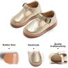 imageFelix ampamp Flora Toddler Little Girl Mary Jane Dress Shoes  Ballet Flats for Girl Party School ShoesB369gold