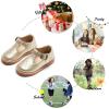 imageFelix ampamp Flora Toddler Little Girl Mary Jane Dress Shoes  Ballet Flats for Girl Party School ShoesB369gold