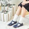 imageFelix ampamp Flora Toddler Little Girl Mary Jane Dress Shoes  Ballet Flats for Girl Party School ShoesB369navy Blue