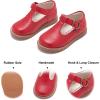 imageFelix ampamp Flora Toddler Little Girl Mary Jane Dress Shoes  Ballet Flats for Girl Party School ShoesB369red