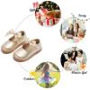 imageFelix ampamp Flora Toddler Little Girl Mary Jane Dress Shoes  Ballet Flats for Girl Party School ShoesB380gold