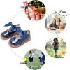 imageFelix ampamp Flora Toddler Little Girl Mary Jane Dress Shoes  Ballet Flats for Girl Party School ShoesB380navy Blue