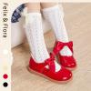 imageFelix ampamp Flora Toddler Little Girl Mary Jane Dress Shoes  Ballet Flats for Girl Party School ShoesB380red