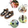 imageFelix ampamp Flora Toddler Little Girl Mary Jane Dress Shoes  Ballet Flats for Girl Party School ShoesB383black