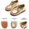imageFelix ampamp Flora Toddler Little Girl Mary Jane Dress Shoes  Ballet Flats for Girl Party School ShoesB383gold