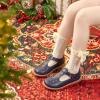 imageFelix ampamp Flora Toddler Little Girl Mary Jane Dress Shoes  Ballet Flats for Girl Party School ShoesB383navy Blue