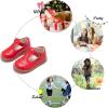 imageFelix ampamp Flora Toddler Little Girl Mary Jane Dress Shoes  Ballet Flats for Girl Party School ShoesB383red