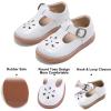 imageFelix ampamp Flora Toddler Little Girl Mary Jane Dress Shoes  Ballet Flats for Girl Party School ShoesB383white
