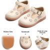 imageFelix ampamp Flora Toddler Little Girl Mary Jane Dress Shoes  Ballet Flats for Girl Party School ShoesB392beige