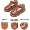 imageFelix ampamp Flora Toddler Little Girl Mary Jane Dress Shoes  Ballet Flats for Girl Party School ShoesB392brown