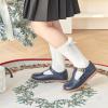 imageFelix ampamp Flora Toddler Little Girl Mary Jane Dress Shoes  Ballet Flats for Girl Party School ShoesB392navy Blue