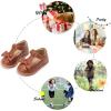 imageFelix ampamp Flora Toddler Little Girl Mary Jane Dress Shoes  Ballet Flats for Girl Party School ShoesB400brown