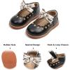 imageFelix ampamp Flora Toddler Little Girl Mary Jane Dress Shoes  Ballet Flats for Girl Party School ShoesB402black