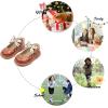 imageFelix ampamp Flora Toddler Little Girl Mary Jane Dress Shoes  Ballet Flats for Girl Party School ShoesB402brown