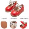 imageFelix ampamp Flora Toddler Little Girl Mary Jane Dress Shoes  Ballet Flats for Girl Party School ShoesB402red