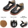 imageFelix ampamp Flora Toddler Little Girl Mary Jane Dress Shoes  Ballet Flats for Girl Party School ShoesB409black