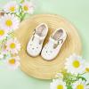 imageFelix ampamp Flora Toddler Little Girl Mary Jane Dress Shoes  Ballet Flats for Girl Party School ShoesB409ivory White