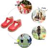 imageFelix ampamp Flora Toddler Little Girl Mary Jane Dress Shoes  Ballet Flats for Girl Party School ShoesB409red