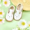 imageFelix ampamp Flora Toddler Little Girl Mary Jane Dress Shoes  Ballet Flats for Girl Party School ShoesB409white