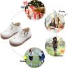 imageFelix ampamp Flora Toddler Little Girl Mary Jane Dress Shoes  Ballet Flats for Girl Party School ShoesB409white
