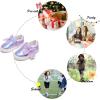 imageFelix ampamp Flora ToddlerLittle Kid Girls Running Shoes Sports Sneakers Princess Casual Glitter ShoesBs823purple