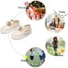 imageFelix ampamp Flora ToddlerLittle Kid Girls Running Shoes Sports Sneakers Princess Casual Glitter ShoesBs825beige