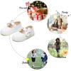 imageFelix ampamp Flora ToddlerLittle Kid Girls Running Shoes Sports Sneakers Princess Casual Glitter ShoesBs825white
