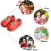 imageSoft Sole Baby Shoes  Infant Baby Walking Shoes Moccasins Rubber Sole Crib Shoes8525 Red
