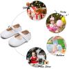 imageSoft Sole Baby Shoes  Infant Baby Walking Shoes Moccasins Rubber Sole Crib Shoes8525 White