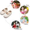 imageSoft Sole Baby Shoes  Infant Baby Walking Shoes Moccasins Rubber Sole Crib Shoes8525beige
