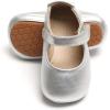 imageSoft Sole Baby Shoes  Infant Baby Walking Shoes Moccasins Rubber Sole Crib Shoes8525silver