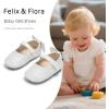imageSoft Sole Baby Shoes  Infant Baby Walking Shoes Moccasins Rubber Sole Crib ShoesB05gl White