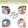 imageSoft Sole Baby Shoes  Infant Baby Walking Shoes Moccasins Rubber Sole Crib ShoesB05gl White