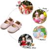 imageSoft Sole Baby Shoes  Infant Baby Walking Shoes Moccasins Rubber Sole Crib ShoesB05glitter Light Pink