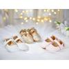 imageSoft Sole Baby Shoes  Infant Baby Walking Shoes Moccasins Rubber Sole Crib ShoesB05glitter Light Pink