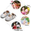 imageSoft Sole Baby Shoes  Infant Baby Walking Shoes Moccasins Rubber Sole Crib ShoesB05glitter Silver