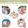 imageSoft Sole Baby Shoes  Infant Baby Walking Shoes Moccasins Rubber Sole Crib ShoesB05light Pink