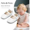 imageSoft Sole Baby Shoes  Infant Baby Walking Shoes Moccasins Rubber Sole Crib ShoesB05white