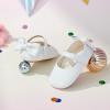 imageSoft Sole Baby Shoes  Infant Baby Walking Shoes Moccasins Rubber Sole Crib ShoesB05white