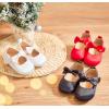 imageSoft Sole Baby Shoes  Infant Baby Walking Shoes Moccasins Rubber Sole Crib ShoesB17black