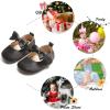 imageSoft Sole Baby Shoes  Infant Baby Walking Shoes Moccasins Rubber Sole Crib ShoesB17black