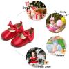 imageSoft Sole Baby Shoes  Infant Baby Walking Shoes Moccasins Rubber Sole Crib ShoesB17red