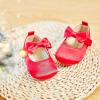 imageSoft Sole Baby Shoes  Infant Baby Walking Shoes Moccasins Rubber Sole Crib ShoesB17red