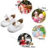 imageSoft Sole Baby Shoes  Infant Baby Walking Shoes Moccasins Rubber Sole Crib ShoesB17white