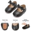 imageSoft Sole Baby Shoes  Infant Baby Walking Shoes Moccasins Rubber Sole Crib ShoesB23black
