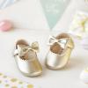 imageSoft Sole Baby Shoes  Infant Baby Walking Shoes Moccasins Rubber Sole Crib ShoesB23gold