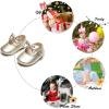 imageSoft Sole Baby Shoes  Infant Baby Walking Shoes Moccasins Rubber Sole Crib ShoesB23gold