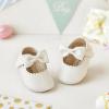 imageSoft Sole Baby Shoes  Infant Baby Walking Shoes Moccasins Rubber Sole Crib ShoesB23ivory White
